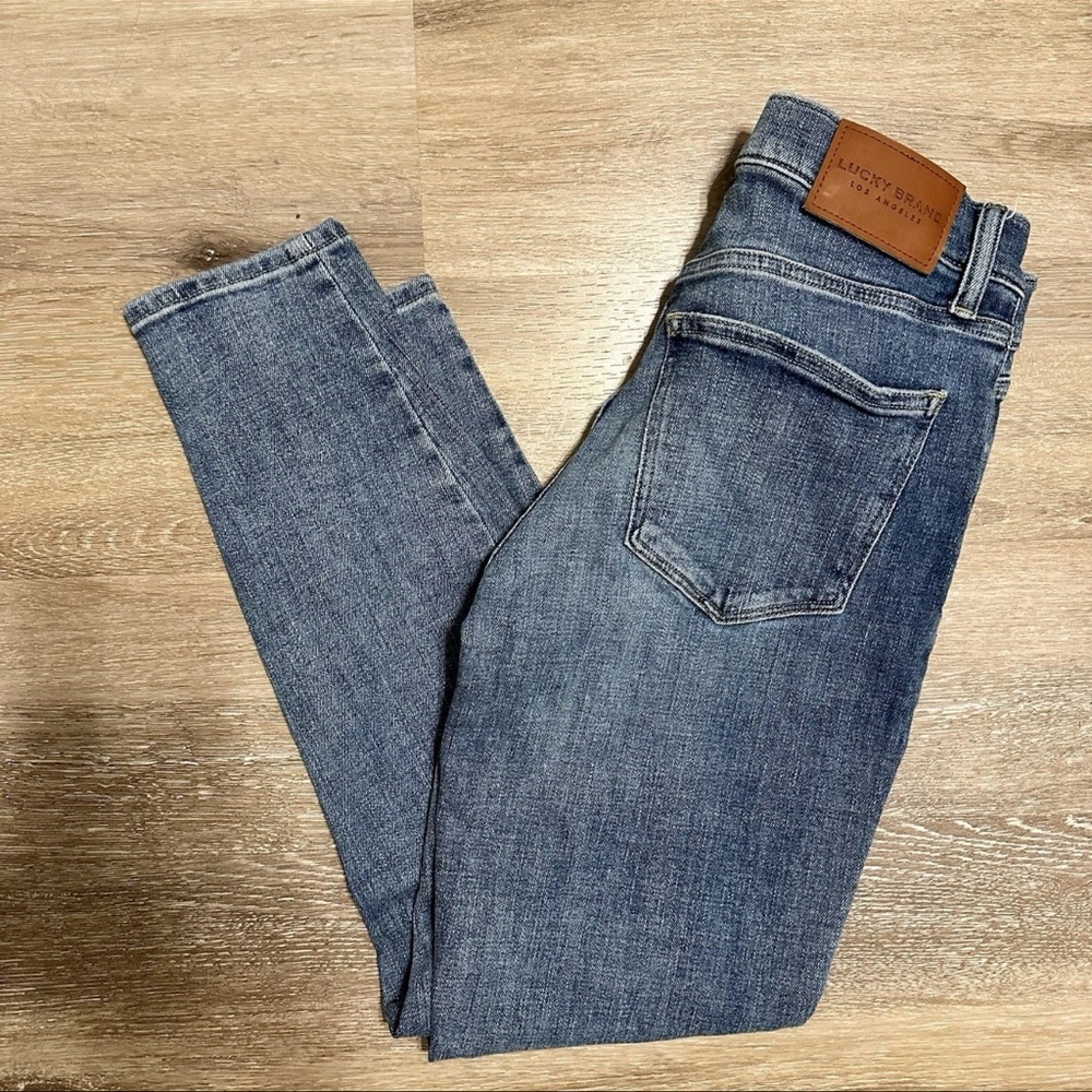 Lucky Brand Women's Cropped Ankle Jeans in Denim Blue 6/28